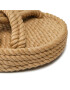 Bohonomad Сандали Bodrum Platform Sandal BOD.0012.PRS Бежов - Pepit.bg