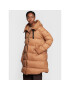 Bomboogie Пухено яке CW 6630 T MNA Бежов Oversize - Pepit.bg