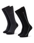 Boss Комплект 2 чифта дълги чорапи мъжки 2P Rs Logo Stripe Cc 50406444 Сив - Pepit.bg