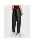 Boss Кожени панталони Sistine 50476100 Черен Regular Fit - Pepit.bg