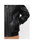Boss Кожено яке Jolulu 50504095 Черен Relaxed Fit - Pepit.bg
