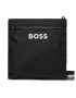 Boss Мъжка чантичка Catch 3.0 Envelope 50511930 Черен - Pepit.bg