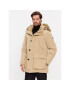 Boss Пухено яке Dadico 50499371 Бежов Regular Fit - Pepit.bg