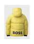 Boss Пухено яке J26488 S Жълт Regular Fit - Pepit.bg