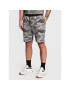 Boss Спортни шорти Slam_Camo_NBA 50477471 Сив Regular Fit - Pepit.bg