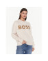 Boss Суитшърт Ecaisa_Logo 50484443 Бежов Oversize - Pepit.bg