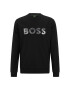 Boss Суитшърт Salbo Mirror 50486838 Черен Regular Fit - Pepit.bg