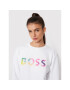 Boss Суитшърт W_Equal 50477836 Бял Relaxed Fit - Pepit.bg