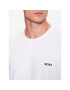 Boss Тениска на пижама Waffle 50480834 Бял Regular Fit - Pepit.bg