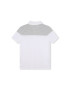 Boss Тениска с яка и копчета J25O32 D Бял Regular Fit - Pepit.bg