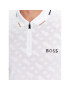 Boss Тениска с яка и копчета Philix Mb 2 50494527 Бял Slim Fit - Pepit.bg