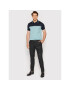 Boss Тениска с яка и копчета PORSCHE Phillipson 160_Ps 50466070 Син Slim Fit - Pepit.bg