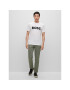 Boss Тишърт Tiburt 345 50486200 Бял Regular Fit - Pepit.bg
