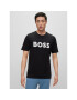 Boss Тишърт 50486200 Черен Regular Fit - Pepit.bg