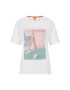 Boss Тишърт 50489585 Бял Regular Fit - Pepit.bg