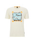 Boss Тишърт 50491716 Бежов Regular Fit - Pepit.bg