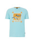 Boss Тишърт 50491716 Син Regular Fit - Pepit.bg