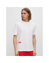 Boss Тишърт 50495743 Бял Relaxed Fit - Pepit.bg