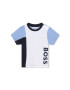 Boss Тишърт J05A11 M Бял Regular Fit - Pepit.bg
