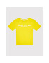Boss Тишърт J25N29 M Жълт Regular Fit - Pepit.bg