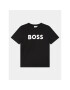 Boss Тишърт J25P24 M Черен Regular Fit - Pepit.bg