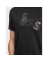 Boss Тишърт Lunar 50483729 Черен Regular Fit - Pepit.bg