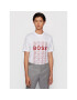Boss Тишърт Tiburt 204 50442115 Бял Regular Fit - Pepit.bg