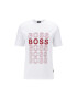 Boss Тишърт Tiburt 204 50442115 Бял Regular Fit - Pepit.bg