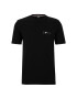 Boss Тишърт Tiburt 398 50489420 Черен Regular Fit - Pepit.bg