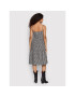 Brixton Лятна рокля Gingham 04290 Черен Regular Fit - Pepit.bg