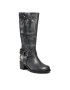 Bronx Ботуши High boots 14291-M Черен - Pepit.bg