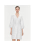 Bruuns Bazaar Коктейлна рокля Macluar BBW3661 Бял Regular Fit - Pepit.bg