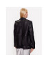 Bruuns Bazaar Кожено яке Inaya BBW3378 Черен Oversize - Pepit.bg