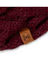 Buff Шал - комин Knitted & Fleece Neckwarmer 123518.628.10.00 Бордо - Pepit.bg