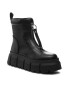 Buffalo Боти Ava Front Zip Boot 1622338 Черен - Pepit.bg