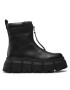 Buffalo Боти Ava Front Zip Boot 1622338 Черен - Pepit.bg