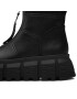 Buffalo Боти Ava Front Zip Boot 1622338 Черен - Pepit.bg