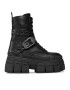 Buffalo Боти Gospher Lace Up Mid 1622351 Черен - Pepit.bg