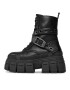 Buffalo Боти Gospher Lace Up Mid 1622351 Черен - Pepit.bg