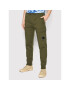 C.P. Company Долнище анцуг Diagonal Raised 12CMSP017A 005086W Зелен Regular Fit - Pepit.bg