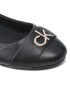 Calvin Klein Балеринки Round Ballerina W/Hdw HW0HW00626 Черен - Pepit.bg