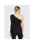 Calvin Klein Блуза Q-Nova One Shoulder K20K205044 Черен Slim Fit - Pepit.bg