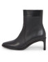 Calvin Klein Боти Curved Stil Ankle Boot 55 HW0HW01889 Черен - Pepit.bg