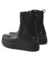 Calvin Klein Боти Padded Nylon Ankle Boot HW0HW01262 Черен - Pepit.bg