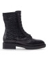 Calvin Klein Боти Rubber Sole Combat Boot HW0HW01292 Черен - Pepit.bg