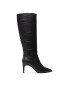 Calvin Klein Ботуши Essential Knee Boot 70 HW0HW00589 Черен - Pepit.bg