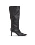 Calvin Klein Ботуши Geo Stiletto Knee Boot 70 HW0HW01691 Черен - Pepit.bg