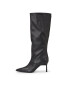 Calvin Klein Ботуши Geo Stiletto Knee Boot 70 HW0HW01691 Черен - Pepit.bg