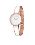 Calvin Klein Часовник Bangle Adjustable K4E2N616 Бял - Pepit.bg