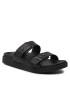 Calvin Klein Чехли Double Strap Sandal Lth HM0HM00467 Черен - Pepit.bg